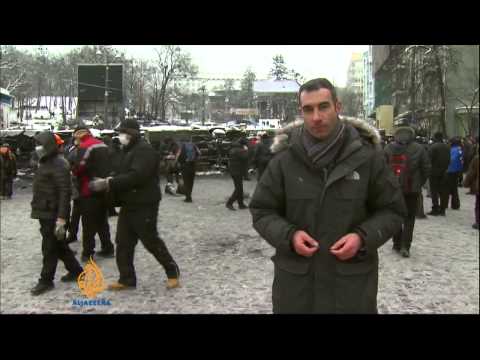 At least three protesters have been killed in clashes as Ukraine\'s prime minister takes a hard line against demonstrators flouting anti-protest laws. Al Jazeera\'s Nadim Baba reports from Kiev.