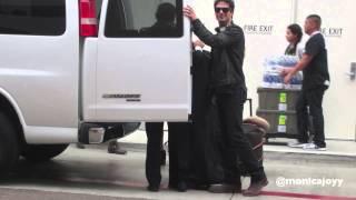 Ian Somerhalder and Nina Dobrev arriving at Comic Con 2013