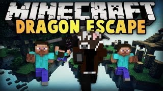 Minecraft Mini-Game: UCIECZKA PRZED SMOKIEM! - Dragon Escape