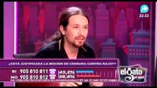 Disputando la hegemonía a la derecha - Pablo Iglesias en el Gato al Agua