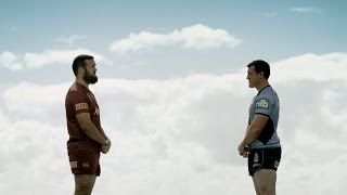 Paul Gallen and Nate Myles fight...for men to talk about their feelings