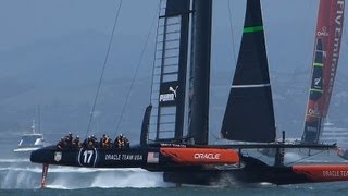 America's Cup: New Zealand with Oracle boat 1 and a dash of Artemis, July 2 2013