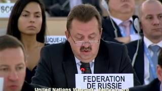 Выступление А.Никифорова на 24-й сессии Совета ООН по правам человека в Женеве