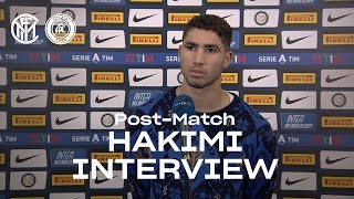 INTER 2-1 SPEZIA | ACHRAF HAKIMI EXCLUSIVE INTERVIEW: "We want to work hard and grow” [SUB ITA+ENG]