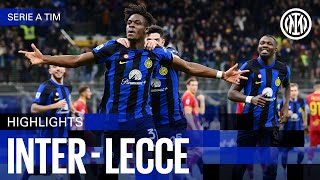 NO-LOOK ASSIST BY ARNA 🪄? | INTER 2-0 LECCE | HIGHLIGHTS | SERIE A 23/24⚫🔵🇬🇧????