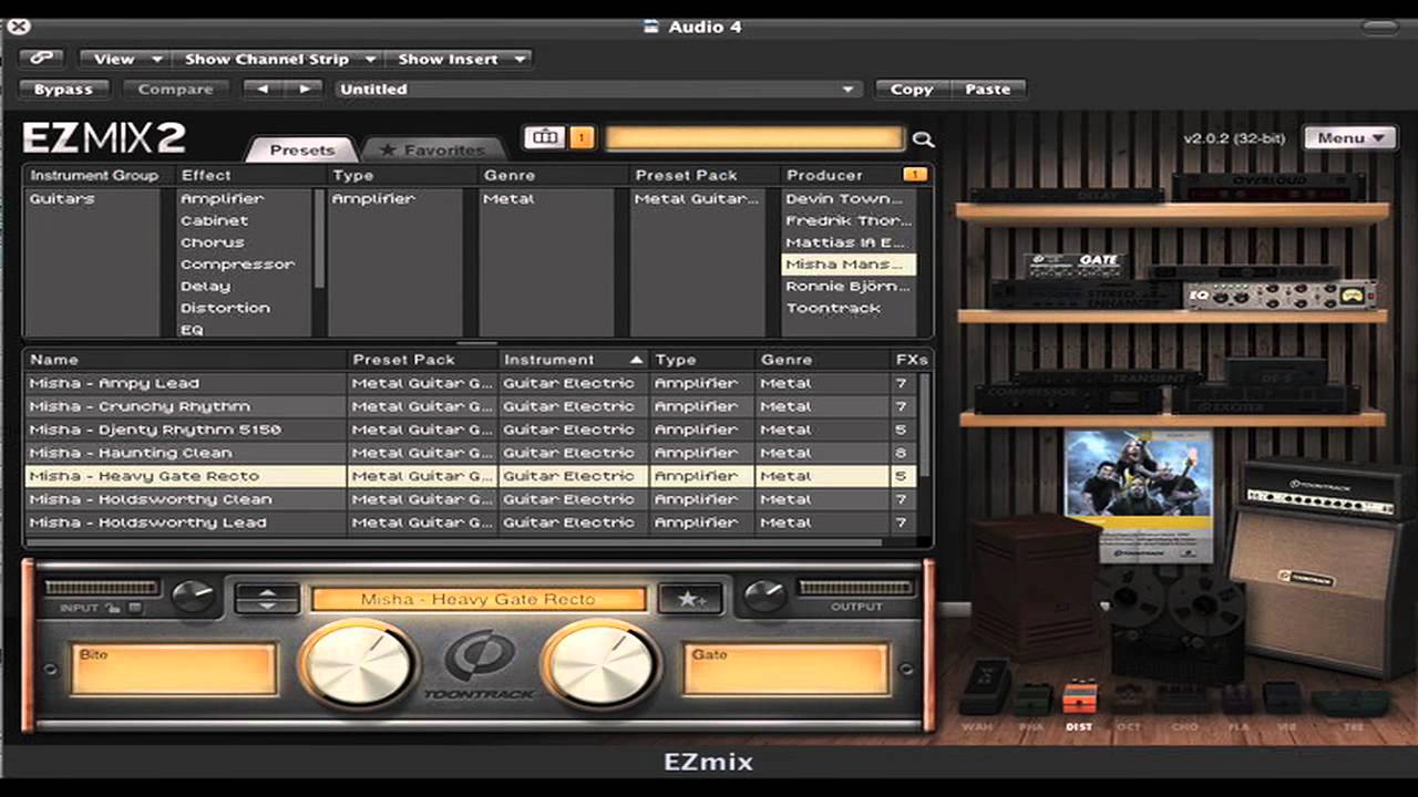 Metal Guitar Gods Ezmix Pack Test - YouTube