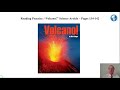 Unit 3: Natural forces: Volcano - Teacher: Casey Joe Swendig | Starter level