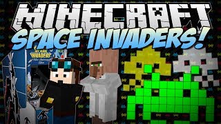 Minecraft | SPACE INVADERS! (Crush the 8-Bit Aliens and Save the World!) | [1.7.2]