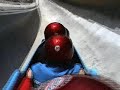 Discesa in bob sulla pista di Cesana Pariol