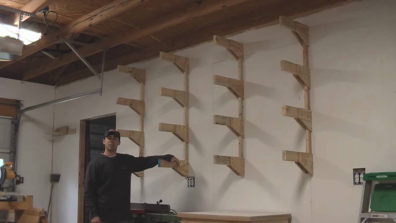Lumber Storage Racks for Wood Shops