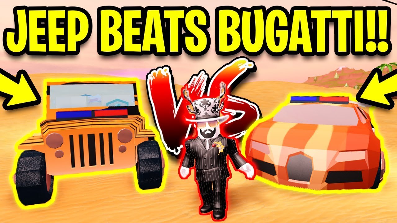 The Military Jeep Is Faster Than The Bugatti Jailbreak Speed