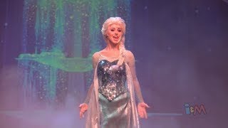 Elsa, Anna, Kristoff perform Let It Go in Frozen sing-along stage show finale at Walt Disney World