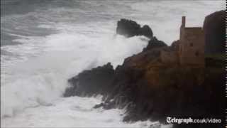 St Jude's Storm: twenty foot high waves hit south west coast