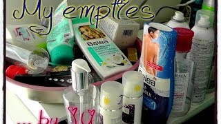 Spotřebováno/ My empties