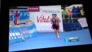 Sprint final WTS London 2013: Gomez Noya vs Jon Brownlee