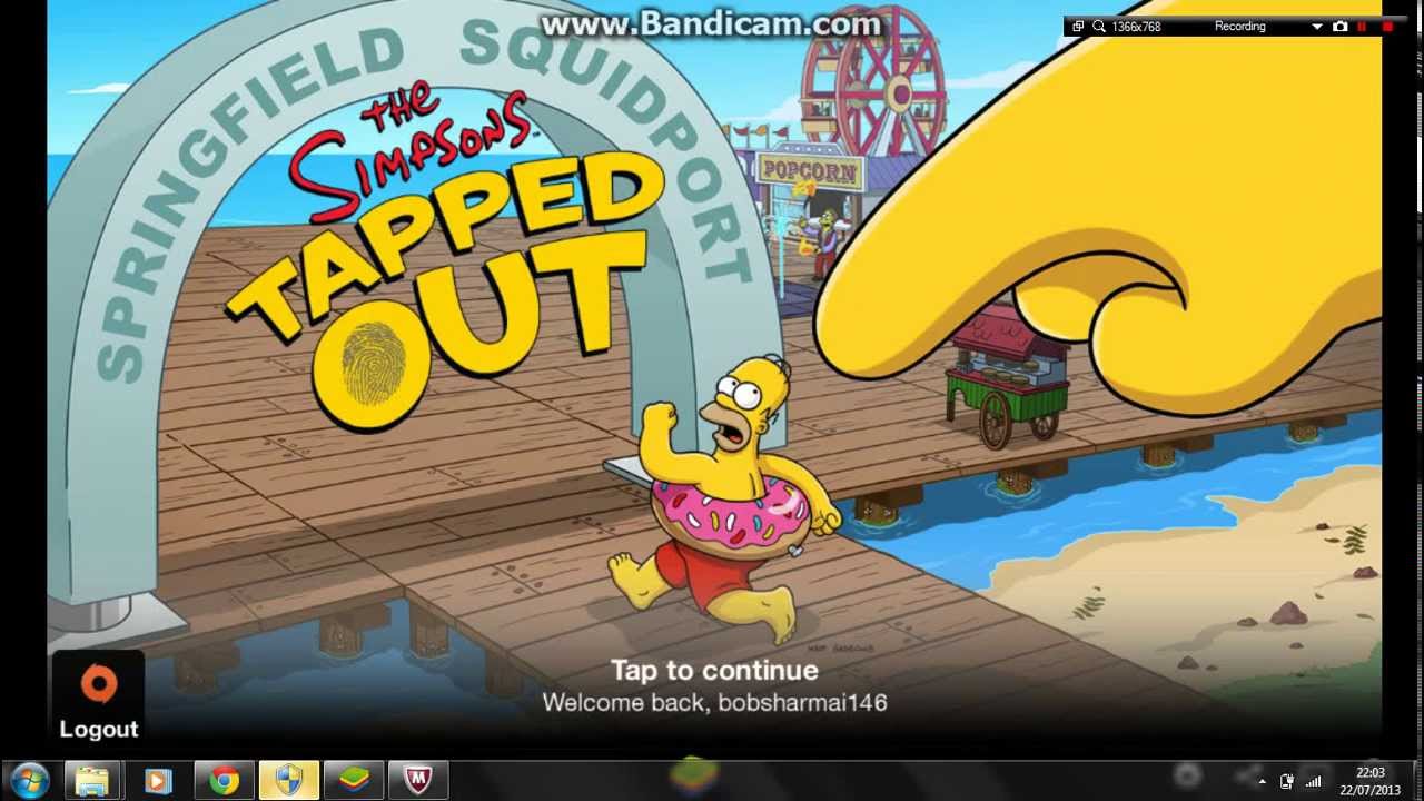 The simpsons Tapped out PC - YouTube