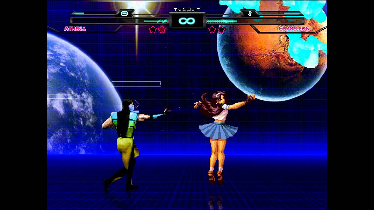 Mugen: Evolution of Darkness - Athena vs Chameleon (MK vs SF 3 ...