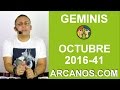 Video Horscopo Semanal GMINIS  del 2 al 8 Octubre 2016 (Semana 2016-41) (Lectura del Tarot)