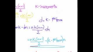 Formula De Sumatoria De Series Aritmeticas