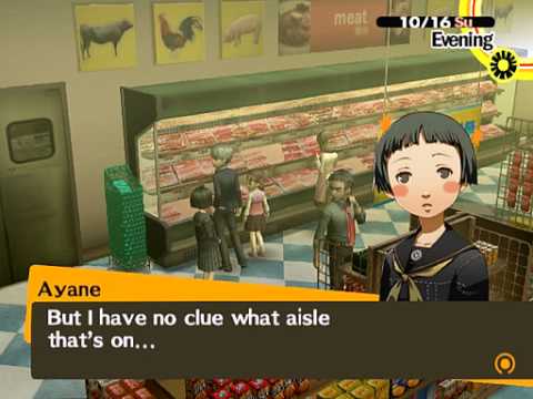 Persona 4 US - outtake scene "Junes - 2nd day" - YouTube