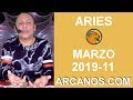 Video Horscopo Semanal ARIES  del 10 al 16 Marzo 2019 (Semana 2019-11) (Lectura del Tarot)