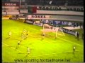 Sporting - 2 Farense - 0 1990/1991, 6 eliminatoria Taça de Portugal