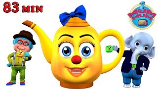 I Am A Little Teapot, Wheels on the bus & Incy Wincy Spider Nursery Rhymes, kids songs