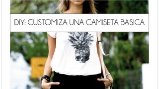 Customizar una camiseta basica