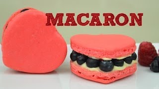 MACARONES CON FORMA DE CORAZÓN | RECETA | MUSAS