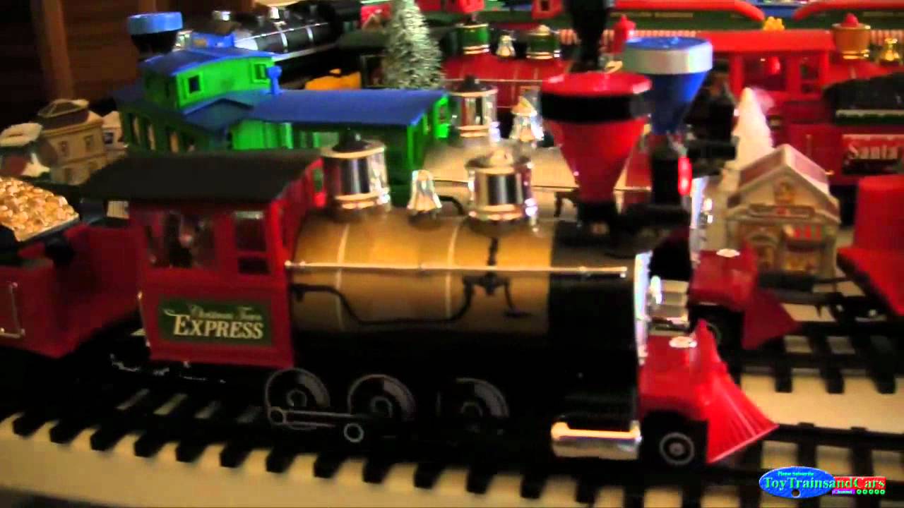 Christmas Town G Scale Toy Train - YouTube