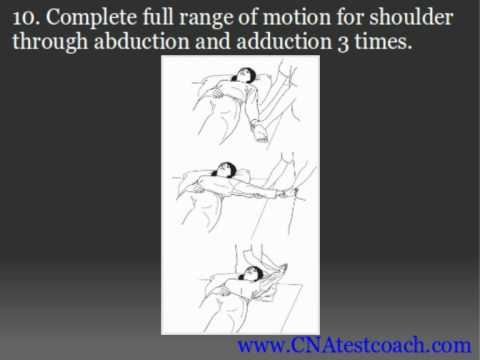 passive range of motion shoulder