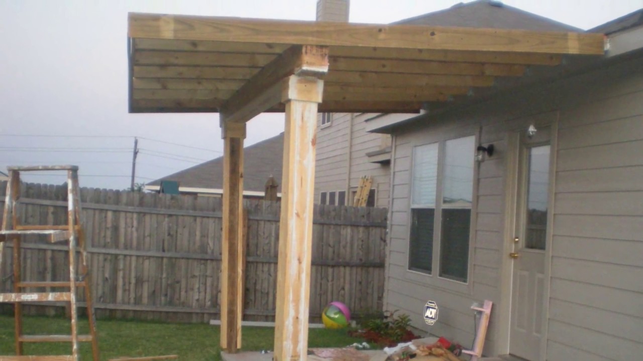 How To Build a Patio Cover (must watch) - YouTube