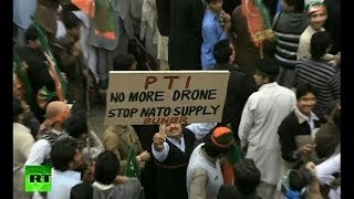 В Пакистане провели митинг против беспилотников США