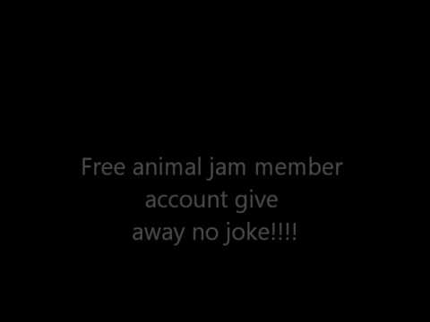 free animal jam member account giveaway - YouTube