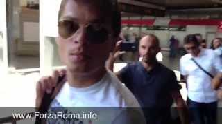 Adem Ljajic arriva a Roma - Stazione Termini 28/08/2013