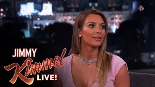 Kim Kardashian on Jimmy Kimmel Live PART 1