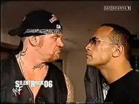 undertaker the rock backstage undertaker the rock backstage