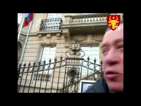 A dat foc manechinului lui Putin la Strasbourg