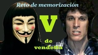 Discurso de V de vendetta (reto de memorización)