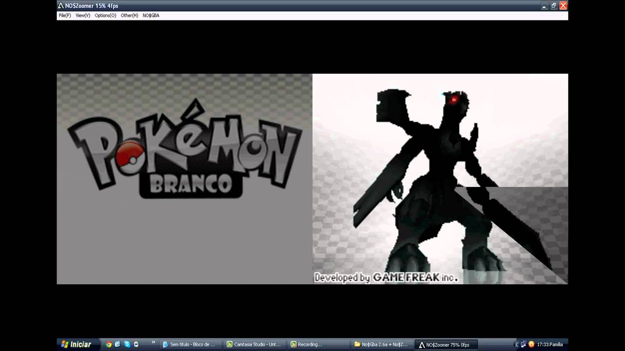 ... Jogar Pokemon Black e White no No$Gba e No$Zoomer + Download - YouTube