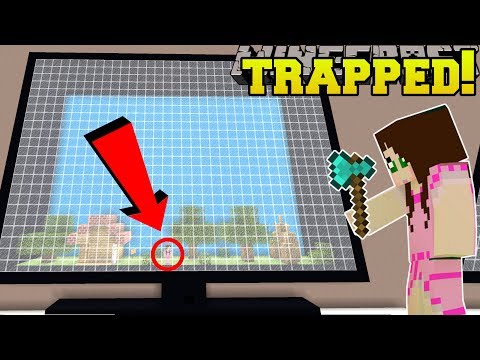 Minecraft TRAPPED INSIDE A COMPUTER SCREEN ROOM OF BUTTONS Custom Map