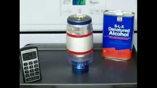 BatchStoves Alcohol Stove Heine Pot Boil test - YouTube