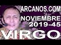 Video Horscopo Semanal VIRGO  del 3 al 9 Noviembre 2019 (Semana 2019-45) (Lectura del Tarot)