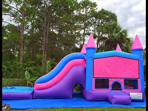 The big slide combo fun, and delivering a bounce house waterslide royal combo for $280