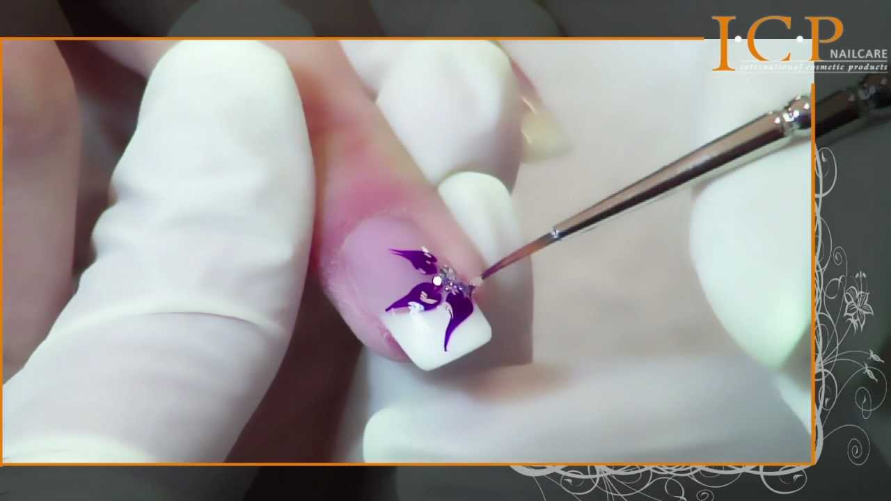 Schnelle Nail-Art mit UV-Color Gel - YouTube