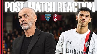 Coach Pioli and Reijnders | Post-match reactions | #LecceMilan