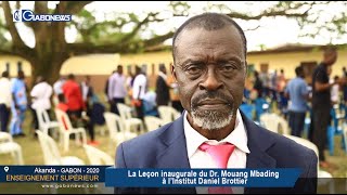 GABON/ENSEIGNEMENT SUPÉRIEUR : La leçon inaugurale de Mouang Mbading à l’Institut Daniel Brottier
