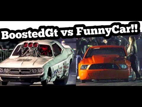 Street Outlaws BoostedGT vs Nostalgic Funny Car at Winter Meltdown No Prep!!