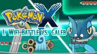 Pokemon X Wi-Fi Battle: 1. Kampf gegen Caleb nach 2. Arena