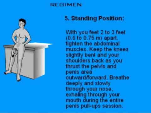 Instructions for Kegel Exercises Build PC Muscle for Men Pelvic Floor